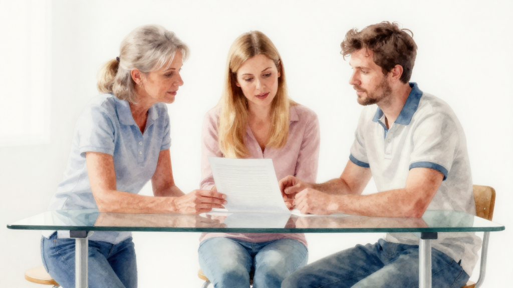 Parents with Teacher